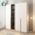 Bedroom Furniture Glass Door Wooden Wardrobe Clothes Cabinet